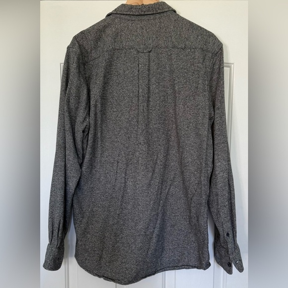 Grayers Heritage Flannel Shirt Mens Large Gray Long Sleeve 100% Cotton - Picture 10 of 10